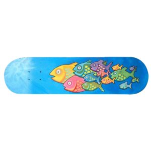 Skateboard « petits poissons »