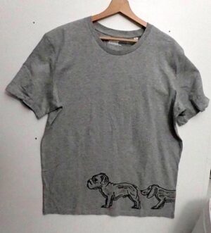 Tee-shirt Trois chiens / Gris / Taille L