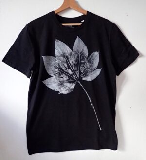 Tee-shirt Feuille composée / Noir / Taille L